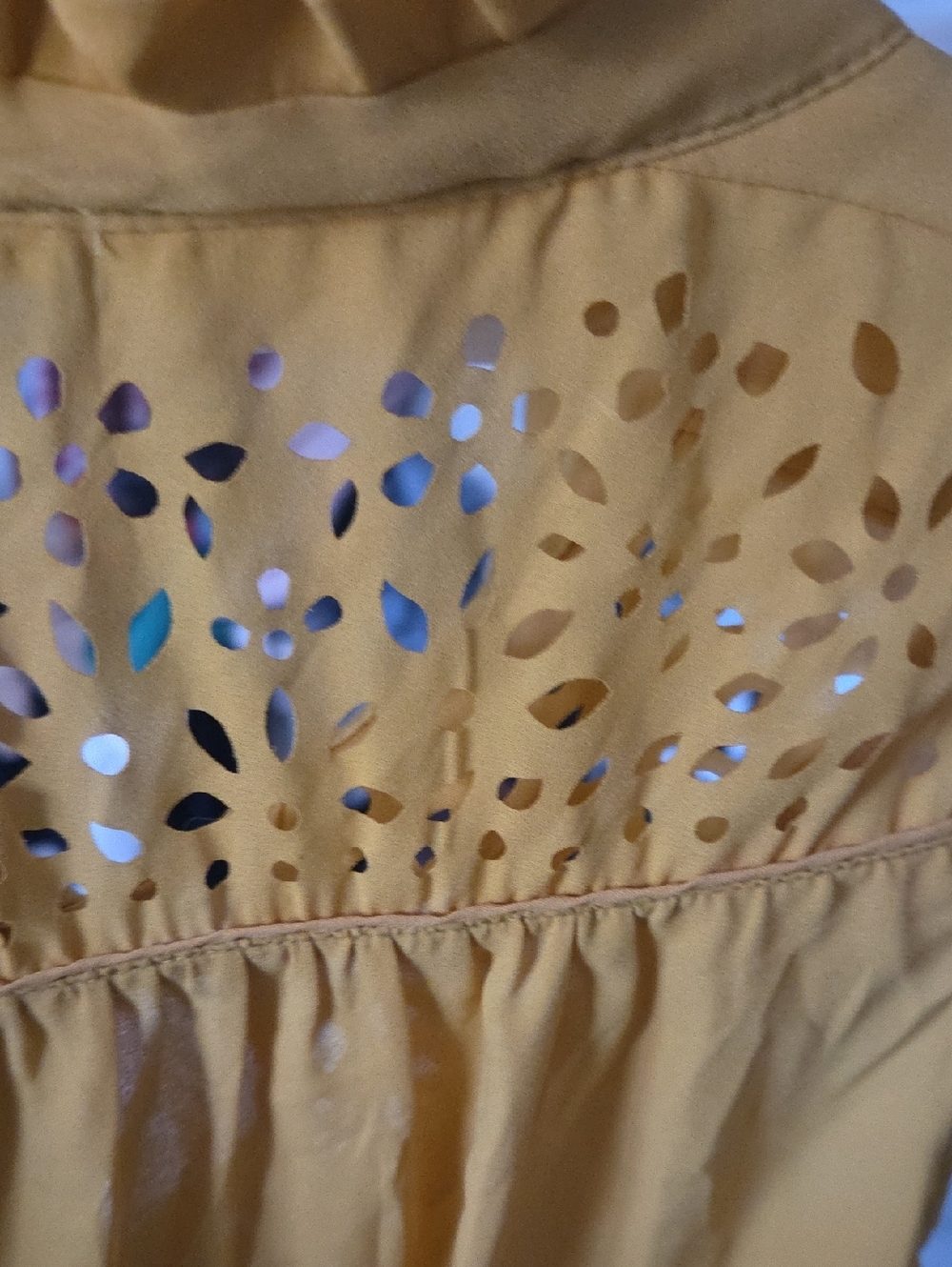 Maeve Luca Gold Silky Top 4 - Picture 5 of 6